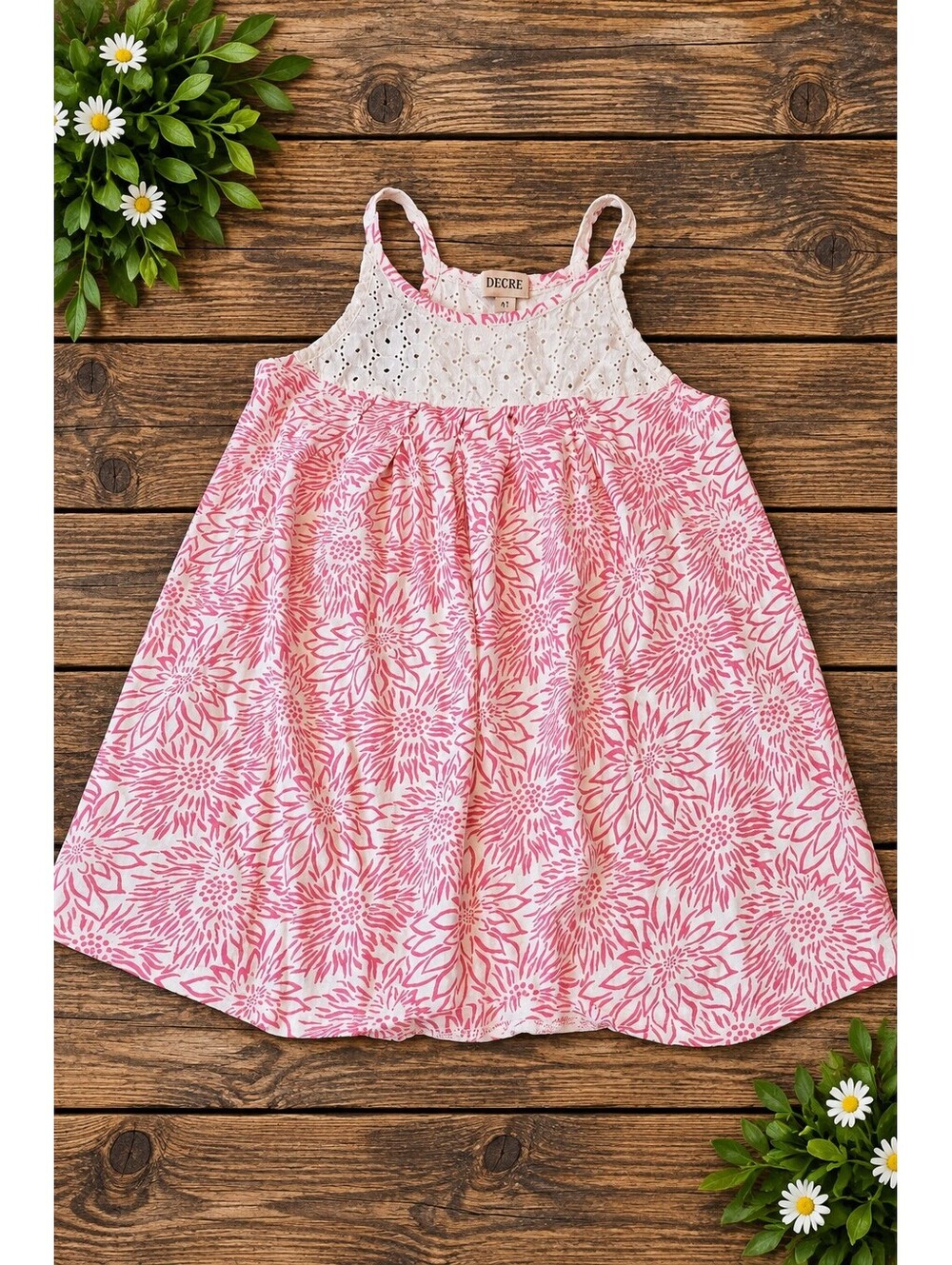 Maurice Pink and white sleeveless dress LG